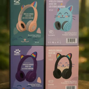 هدفون بیسیم مدل گربه Wireless Earbuds