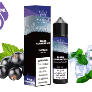 جویس انگور فرنگی سیاه یخی ۶۰ میل الفاخر – ALFAKHER 60ML Black Currant Ice 